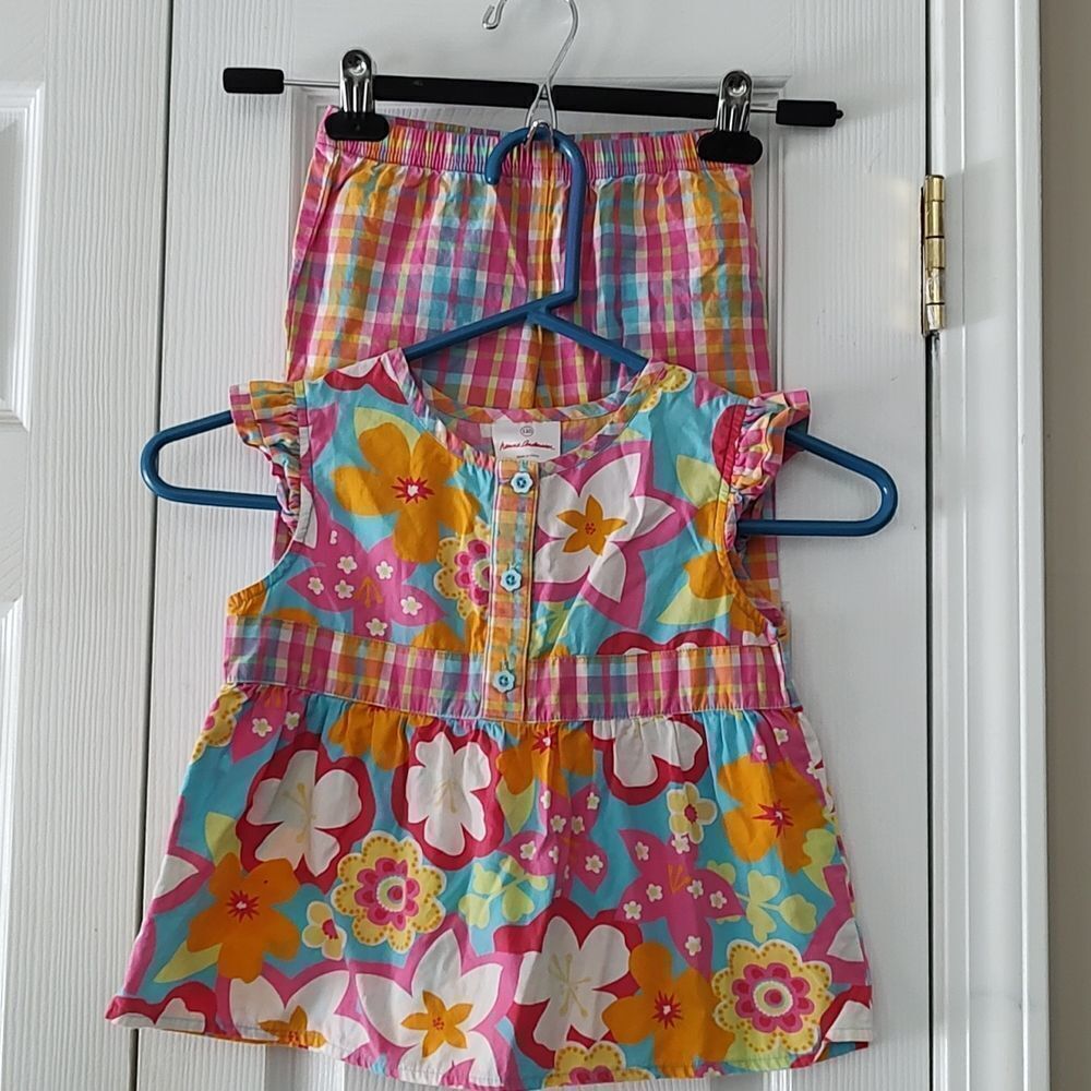 Hanna Andersson  multicolor print set Sz 4-5